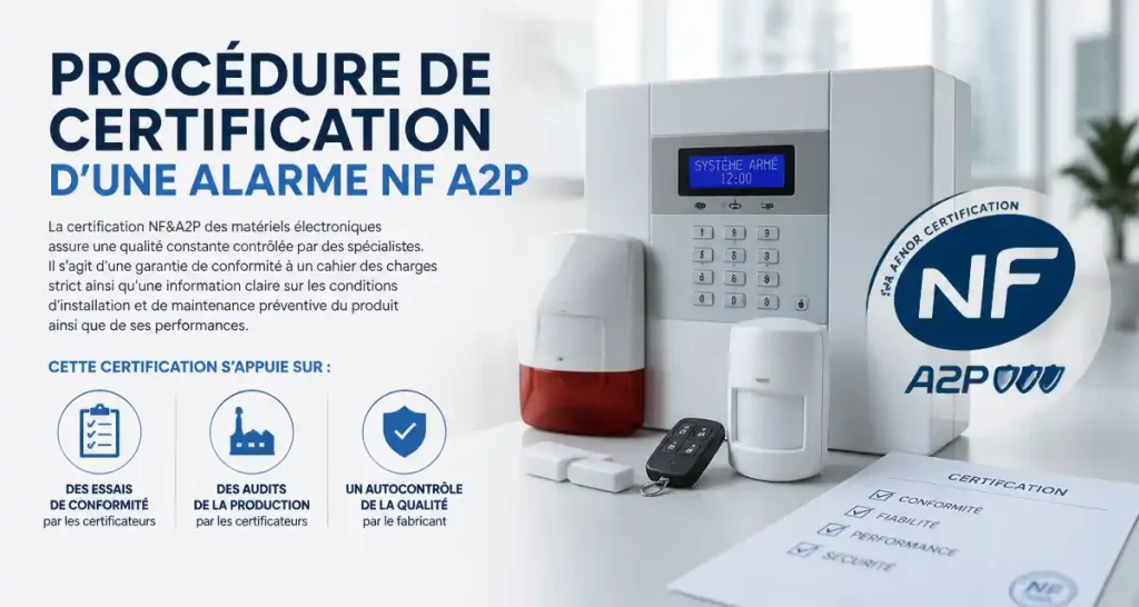 PROCEDURE DE CERTIFICATION D’UNE ALARME NF A2P