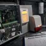 Alarme elkron filaire : centrale, clavier déporté et sirène