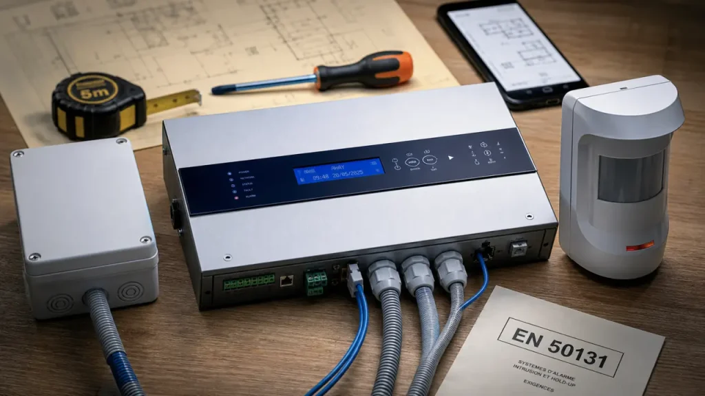 Alarme Tecnoalarm : filaire, radio ou hybride selon le bâtiment
