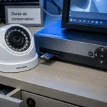 Combien de temps peut enregistrer une caméra de surveillance : stockage DVR et carte SD 64 Go