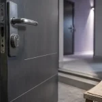 Porte palières moderne : serrure A2P et isolation anti-bruit