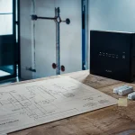 Alarme filaire pour maison, centrale et câblage en buanderie
