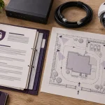 Caméra de surveillance professionnelle : plan et NVR pour chaque zone