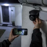 Comment installer un camera de surveillance : caméra dôme extérieure, câbles dissimulés