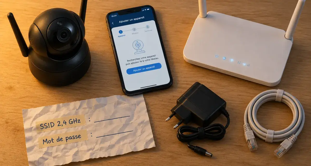 Comment connecter une caméra ip en wifi en 2,4 GHz