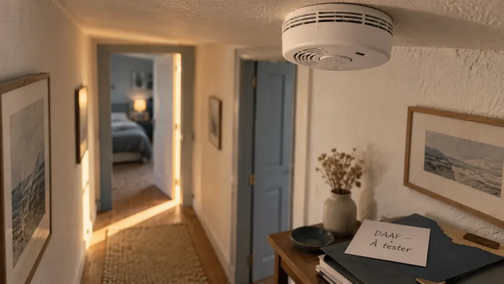 Le détecteur de fumée est obligatoire dans tous les logements, avec un DAAF à contrôler